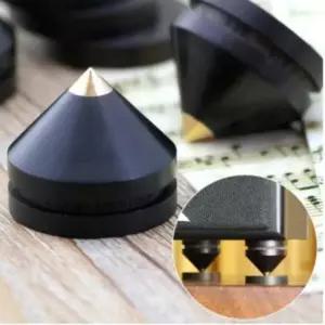 전문가용 범용 알루미늄 합금 스피커 방진 패드 4P mIc8+7aIS