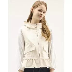 [손정완](강남점)프릴 밑단 후드 베스트 ZDV6161011