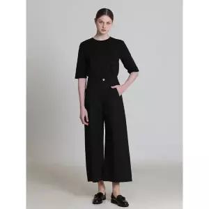 [아날도바시니]코튼 와이드 절개 플랩 팬츠 택가격 158000원 _P418526395