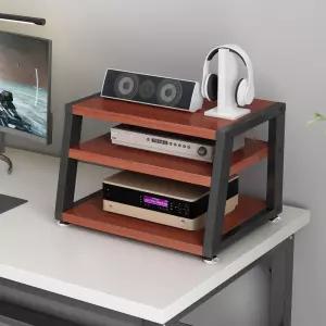 가정용 오디오랙 수납장 장식장 받침대 스피커 선반 스탠드 수납랙 데스크탑