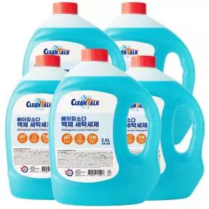 크린톡 베이킹소다 액체세제 2.5L 5개 중성세제 세탁세제 물가안정 가성비 세제