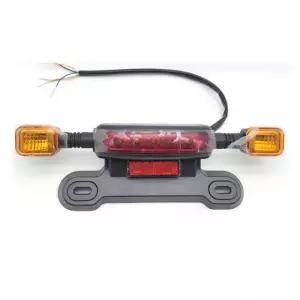 전동 페달 자전거 스쿠터 테일라이트 후미등 브레이크등 깜박이 LED 튜닝 부품