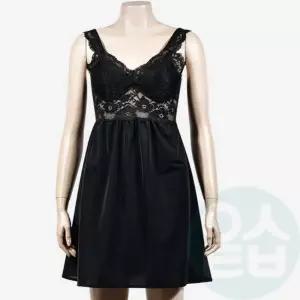 위블리 체형 여성 레이스 슬립 이너나시 차마잠옷 원피스잠옷