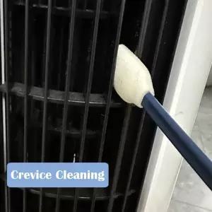 일회용 틈새 청소 브러시 자동차 에어컨 통풍구 창문 레일 도어 냉장고 화장실 200개(다크 블루)