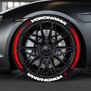 자동차 바이크 오토바이 타이어 스티커 휠 라벨 DIY 스타일링 고무 3D 글자