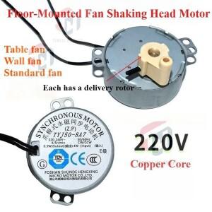 AC220V TYJ50-8A7 선물 로터 CW/CCW 클로 폴 영구 자석 동기 모터 4W 50/60Hz 선풍기(모양 사용 가능)