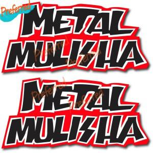2X 금속 MULISHA 로고 데칼 스티커 미국 만든 자동차 창 바이크 오토바이 쿼드 트럭 ATV