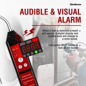 냉매 및 가연성 누출 감지기 WJL-6000 PRO HVAC 프레온 CFC HCFC HFC HFO HC용 할로겐 스니퍼 충전식