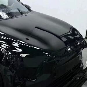 30/50cm x 50/100cmPPF TPU 광택 블랙 비닐 자동차 랩 보호 필름 자기 치유 스티커 DIY 외관 액세서리