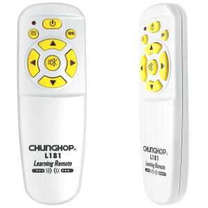 Chunghop IR 미니 소형 7버튼 적외선 신호 학습 복사  팬/TV/DVD/CD/오디오/앰프 리모컨