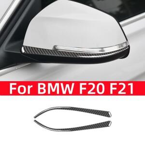 자동차 스타일링 카본 파이버 BMW 호환 호환 F20 F21 2012-2018 액세서리 후방 거울  스트립 장식 스티커