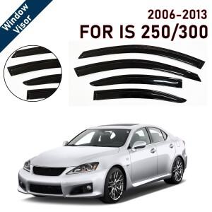 렉서스 IS 250/300 2006-2013 형 차량용 창문 햇빛 가리개 4개 바이저 레인 가드