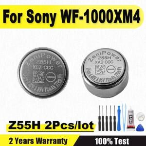소니 WF-1000XM4 블루투스 헤드셋 배터리 + 도구 CP1254 교체에 2개/몫  Z55H 3.85V 70mAh Bateria