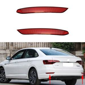 자동차 리어 범퍼 리플렉터 경고등 스트립 커버 바 폭스바겐 제타 2019 2020 17A945105