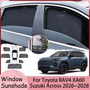 토요타 RAV4 XA60 스즈키 어크로스 2026~2028 2027 차량용 자석식 메쉬 프라이버시 햇빛 가리개 사이드 윈