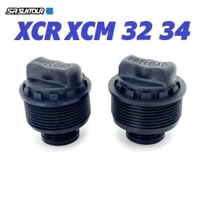 SR SUNTOUR XCR XCM 프론트 포크 프리로드 다이얼 조정 댐핑 노브 32mm 34mm 스탠치온 튜브 32