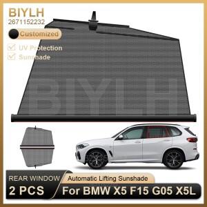 BMW 호환 호환 X5 F15 G05 사이드 윈드 실드 차양 용 4/2Pcs 열 맞춤형 자동차 UV 보호 액세서리