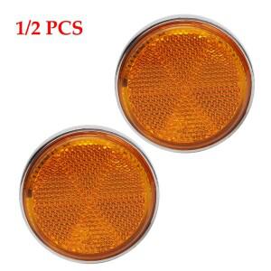 프론트 포크 커버 리플렉터 앰버 혼다 호환 Z50A SL125 CT70 CT 70 CB 100 175 350 450 500 CL 90 교체 337