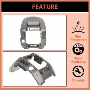 2004년 2005년 Titan XE SE Armada 교체용 ECOTRIC 계기판 뚜껑 마감 베젤 호환 (센터 스피커 미포함 회색)