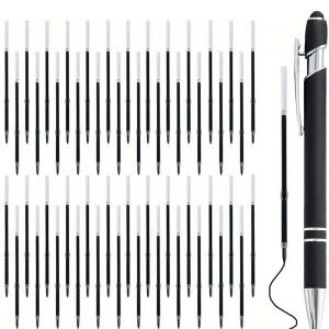 20개 98MM 블랙/블루/레드 리필 2 in 1개폐식 볼펜 3.85인치/9.8cm 터치 스크린 스타일러스 펜