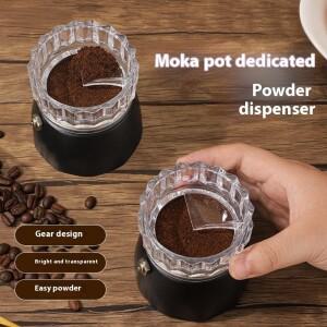 1개 범용 커피 탬퍼 & 디스트리뷰터 - 식품 등급 ABS 에스프레소 도구 모카 포트 레벨러용 회전식 파우더