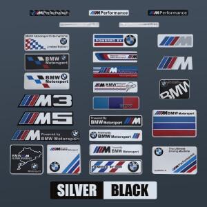 3D 알루미늄 바이크 오토바이 금속 스티커 배지 데칼 (BMW 호환 호환 퍼포먼스 E46 E90 E60 F30 F10 E39 F2