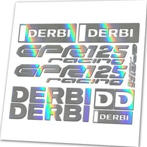 Derbi GPR125 레이싱 스쿠터용 튜닝 데칼/스티커 시트  색상 사용 가능