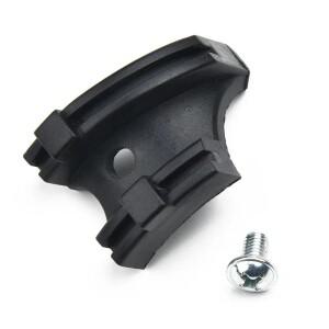 1세트 로드 바이크 자전거 프레임 바텀 브라켓 케이블 가이드 플라스틱 40mmx30mm 나사 포함 블랙 부품 액