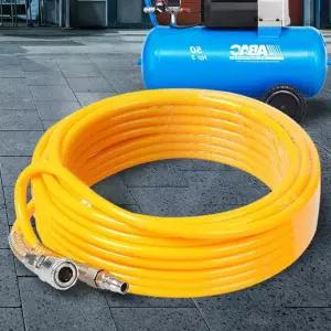 에어호스 15M 타카 릴 콤프레셔 연결 호수 건 고압 코일호스 에어건 에어공구 유압공구 고압호스