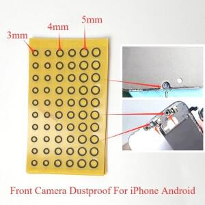 3mm 4mm 5mm 스폰지 폼 링 LCD 전화 전면 카메라 방진 수리 도구 스티커