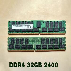 1개 32GB 메모리 PC4-2400T 2RX4 ECC REG RDIMM RAM    DDR4 2400