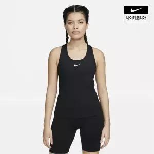 [국내매장판] 나이키 여성 스우시 미디엄 서포트 스포츠 브라 탱크 DV9898-010 245184