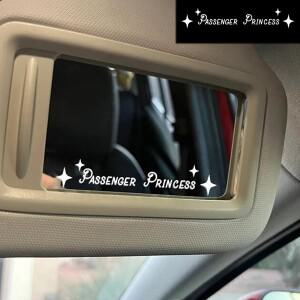 승객 공주 스타 자동차 미러 스티커 장식 후방 비닐 데칼 인테리어 액세서리