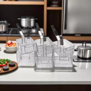 튀김 건지기 바구니 거름망 채반 대형 튀김망 스테인리스