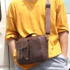 [패션] 불캡틴 036 가죽 가방 크로스백 메신저 서류가방