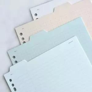 [문구/오피스] 플레픽 폴더인덱스패드A5  6공20공 리필지