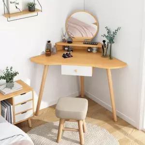 미니 화장대 인테리어 소형 심플 북유럽 모던 좌식