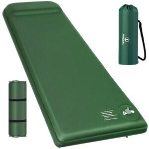 웨벨 메모리 슬리핑 패드, 캠핑용 3 1인치 초두꺼운 폼 슬리핑 매트, 간편한 팽창 및 수축, 베개 9 5R-값 단열 캠핑 매트리스 패드, 자동차 여행 텐트용