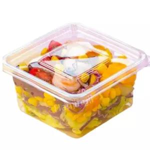 일회용 샐러드 포장 투명 도시락통 플라스틱 음식 케이크 박스 도시락 과일 상자