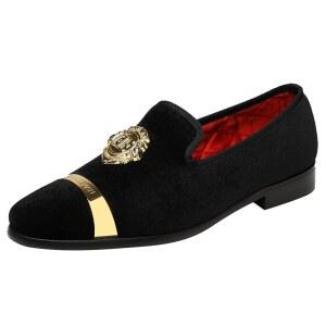 엘라노만 남성 벨벳 로퍼 드레스 패션 웨딩 파티 프롬 슈즈