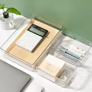 깔끔수납 정리 PET 서랍 트레이 사이즈 조합형 정리 케이스 5종세트