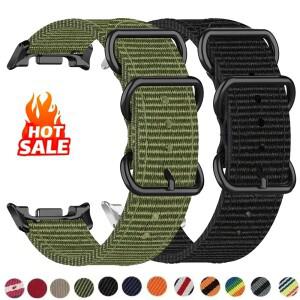 호환 갤럭시 호환 시계 8/8 클래식 스마트 액세서리 팔찌  2025 47mm 손목 밴드나일론 패브릭 스트랩
