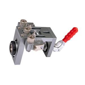 목공 Dowelling Jig Kit 조정 가능 3 In 1 드릴링 가이드 펀처 로케이터 구멍 오프너 DIY 내구성