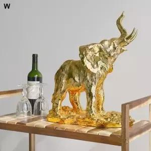 코끼리장식품 황금 코끼리 장식품 41CM