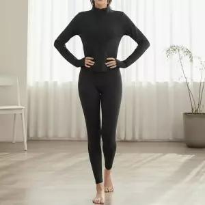 여성 컴프레션 기능성 기모 트레이닝 세트 FT77SET