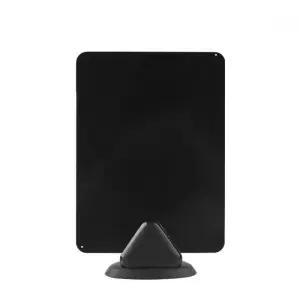 디지털 TV 실내안테나 수신기 동축케이블 일체형 슬림형 부착 거치 공중파 HD방송