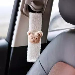 자동차 안전벨트 커버 쿠션 인형 곰돌이 귀여운 캐릭터