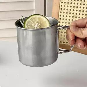 휴대용 물컵 대용량 캠핑 스텐 컵 가정용 스텐컵 잔