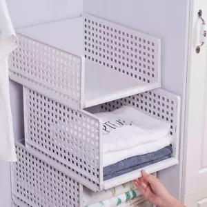 서랍식 슬라이딩 옷정리함/옷장정리 수납트레이/