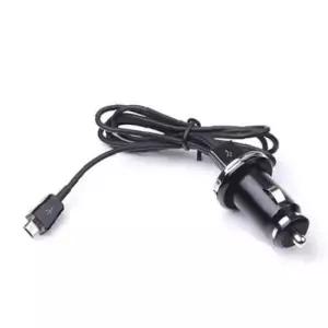 차량용 시거잭 핸드폰 충전기세트 5핀 케이블 2구 BK